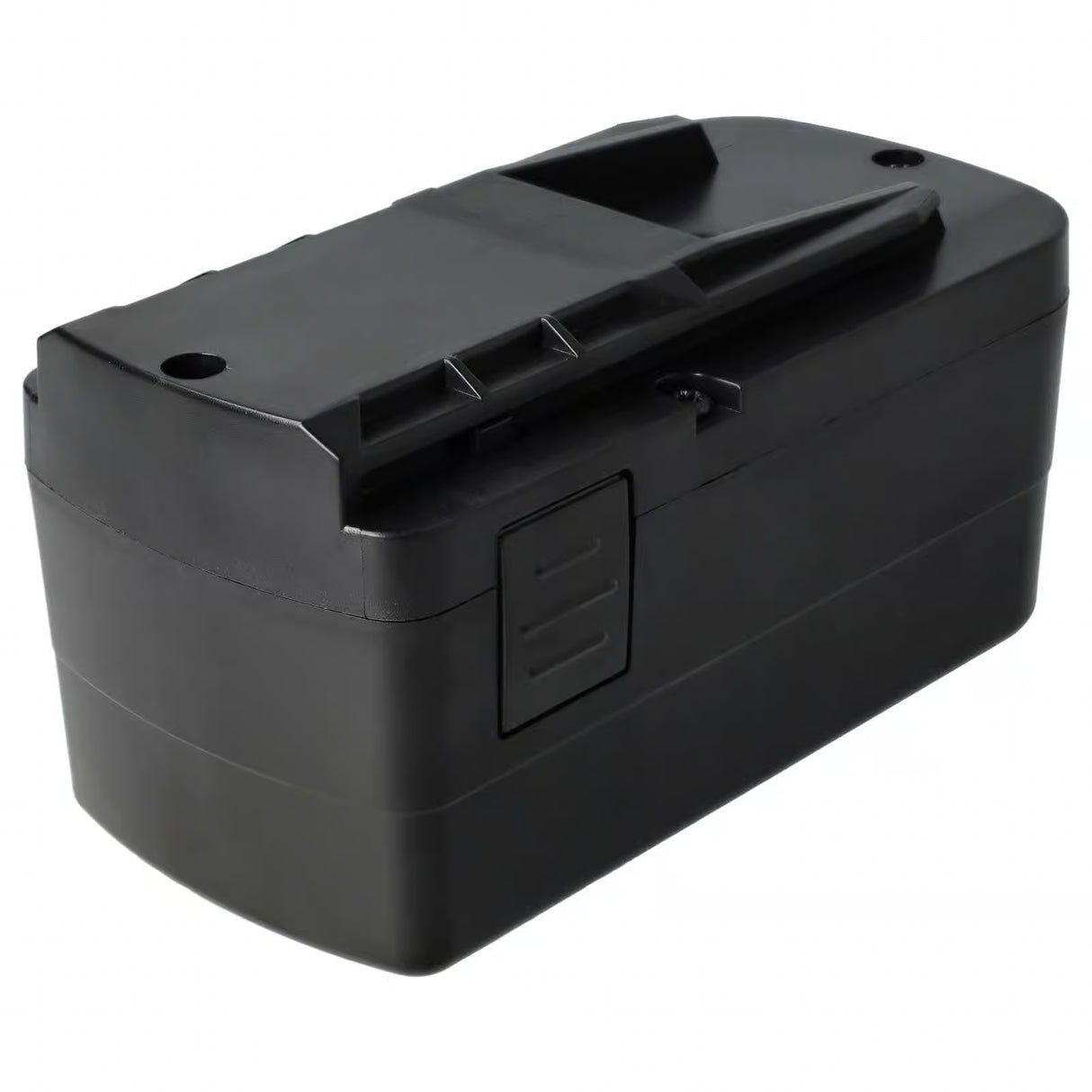 De Festool 12V Ni-MH accu 3300mAh vervangt BPS12C, BPS12, BP12, 114064, 491246 en 498336. Het is een rechthoekige zwarte oplaadbare accu met een vergrendeling en schroefgaten, ideaal voor apparaten die Ni-MH 3,3Ah cellen gebruiken. Eenvoudig ontwerp met schuine bovenkant.