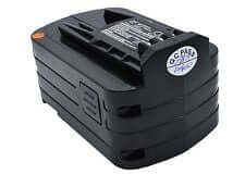 Een zwarte 4000mAh Ni-MH accu met geventileerde zijkanten en oranje knop, geschikt als vervangende Festool 14.4V accu (vervangt o.a. 494832/BPC 15) voor Festool gereedschap.