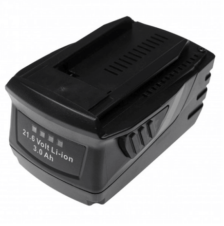 Een zwarte Vervangende Accu voor Hilti 21,6V Li-Ion, vervangt SFB150, SFB155, B144 accu's en is compatibel met Hilti gereedschap batterij voor draadloos elektrisch gereedschap.