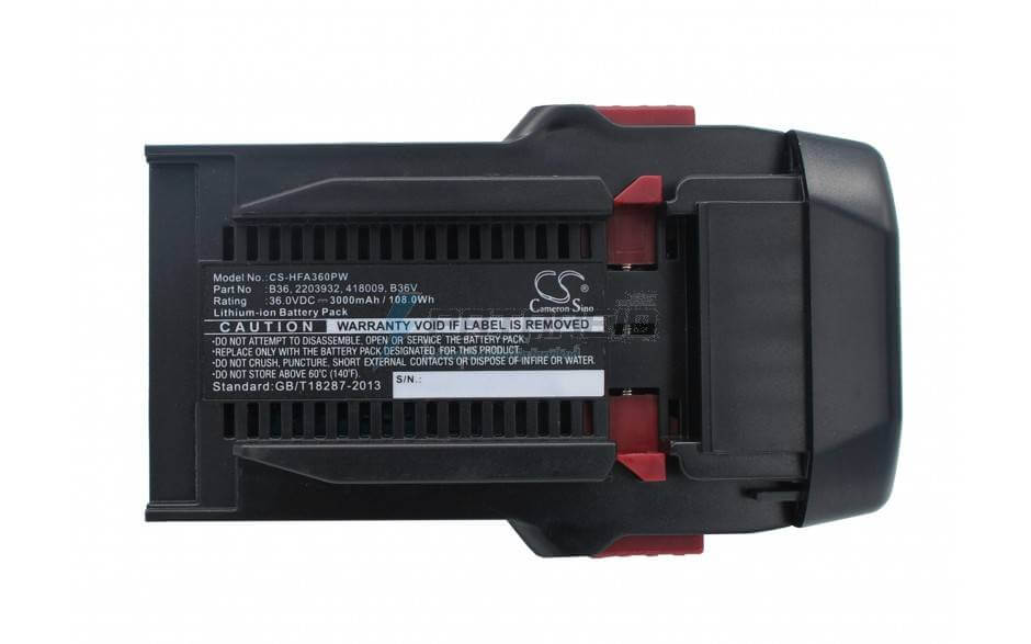 Accu voor Hilti gereedschap 36v 3000mAh/6000mAh 3,0Ah/6,0Ah Ni-MH Replacement