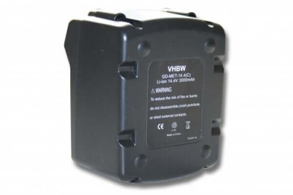 Accu voor Metabo gereedschap 14.4v 3000mAh 3,0Ah Li-Ion 6.25467 625498000 625526000 C98116 Replacement