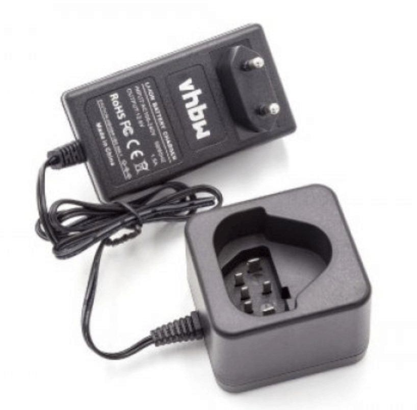 De vervangende acculader voor AEG 12V Li-ion L1215, L1220, L1230, L1240 batterij is een compatibele oplader met laadstation en opgerolde kabel - ideaal voor jouw AEG Pro Lithium-Ion gereedschap.