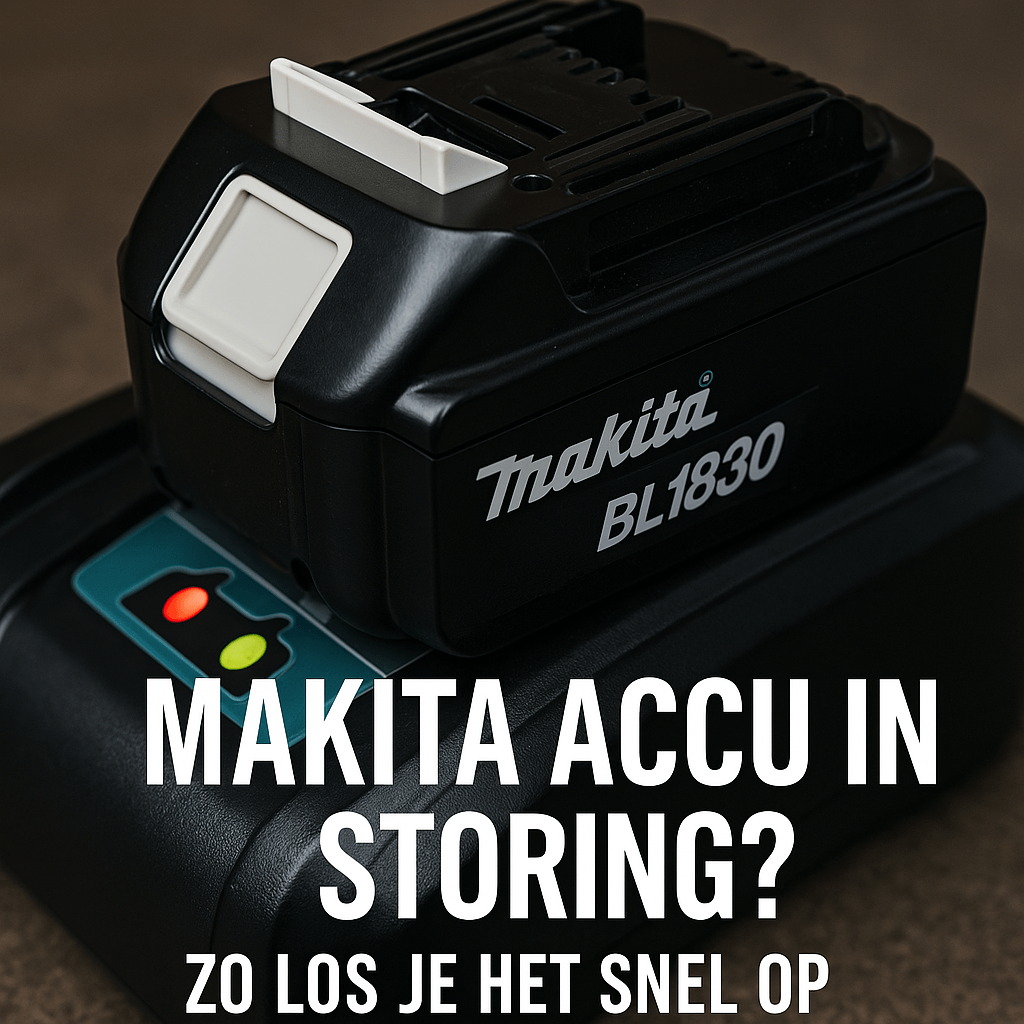 Makita accu in storing? Zo los je het snel op (en voorkom je schade)