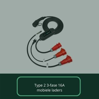 _Type 2 3-fase 16A  laadpalen laadproducten laadpaal laadkabel laadstation wallbox mobiele thuislader