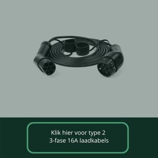 type 2 3-fase 16A laadpalen laadproducten laadpaal laadkabel laadstation wallbox mobiele thuislader