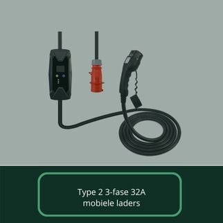 _Type 2 3-fase 32A  laadpalen laadproducten laadpaal laadkabel laadstation wallbox mobiele thuislader