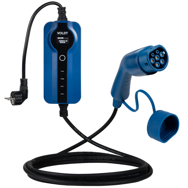 Type 2 Schuko 230V Mobiele laadkabel | thuislader | Regelbaar 3,7kW | 3 jaar garantie | Nederlands product