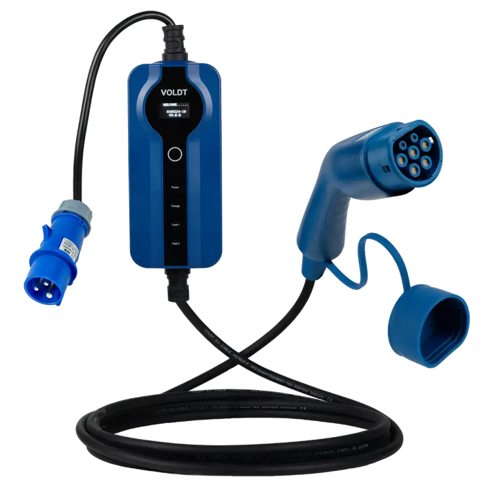 Voldt Smart Mobiele Thuislader | 3,7 kW – CEE Blauw 16A (1-Fase)