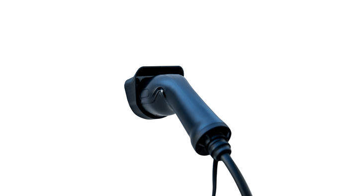 Type 2 Dummy Socket Wandhouder | Haakse Stekkerbeugel Matzwart