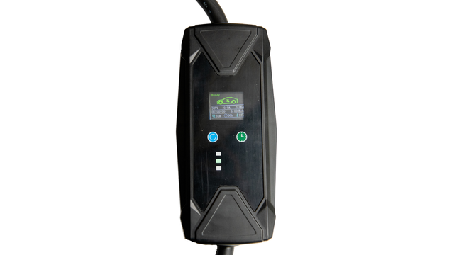 Mobiele lader/laadkabel stopcontact type 2 3-fase 32A 22kW voor elektrische auto