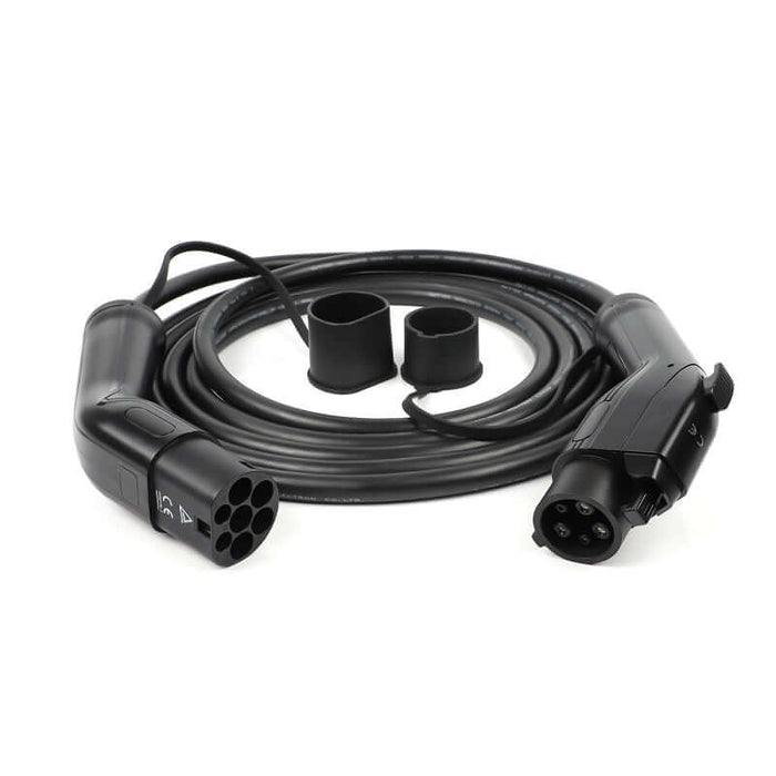 EVSE Type 2 naar Type 1 Mode 3 Laadkabel | 3,7 kW – 1-Fase (5m tot 10m)